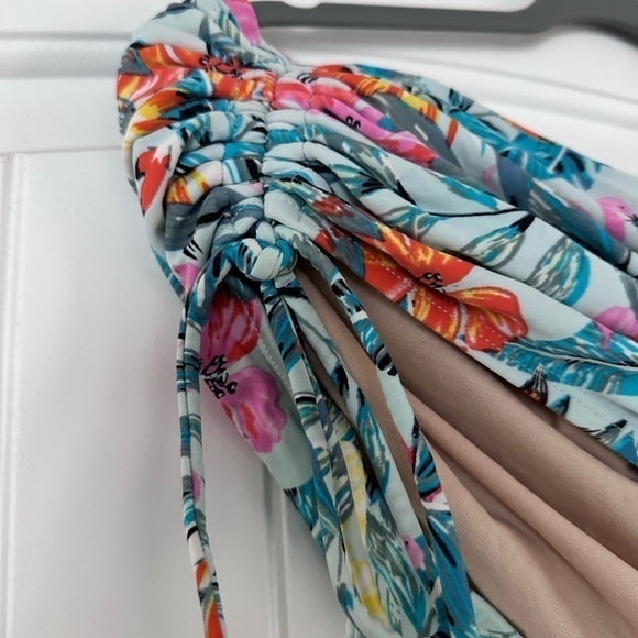 SWIM BY CACIQUE Lane Bryant Flamingo Tropical pattern 3/$20 - Picture 3 of 3